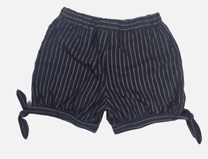 Anthropologie Maeve Navy Blue Pin Striped Bloomer Shorts Women's Size XS - Picture 1 of 6