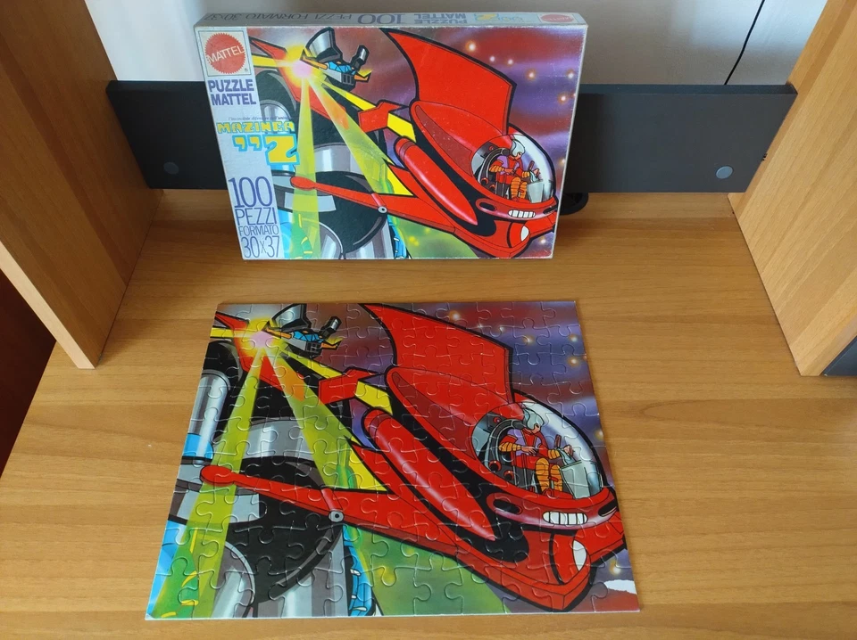 Puzzle Mazinga Z Completo (100 Pezzi) Mattel Vintage - Immagine 1 di 4