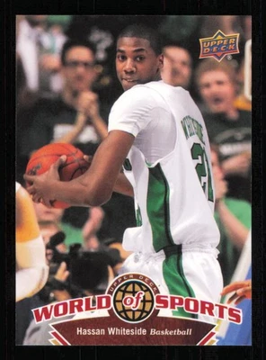 2010 Upper Deck World of Sports #39 Hassan Whiteside  Basketball MARSHALL - Image 1 of 3