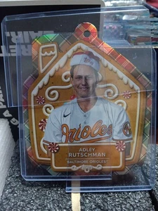 2024 Topps Holiday Adley Rutschman Christmas Ornament Orioles Baseball  - Picture 1 of 2