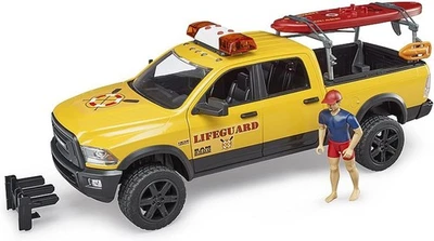 BRUDER 02506 -scala 1:16 - POWER WAGON  GUARDASPIAGGIA - NUOVO-FUORI PRODUZIONE - Immagine 1 di 4