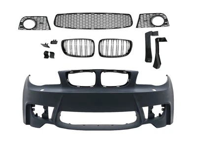 Pare-chocs avant look 1M M1 et calandre pour BMW série 1 E81 E82 E87 E88 - Photo 1/4