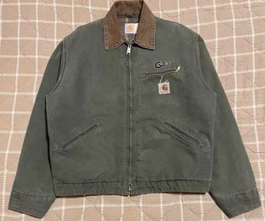 Carhartt JB0866 DarkOlive Detroit Jacket L Vintage Japan - Picture 1 of 14