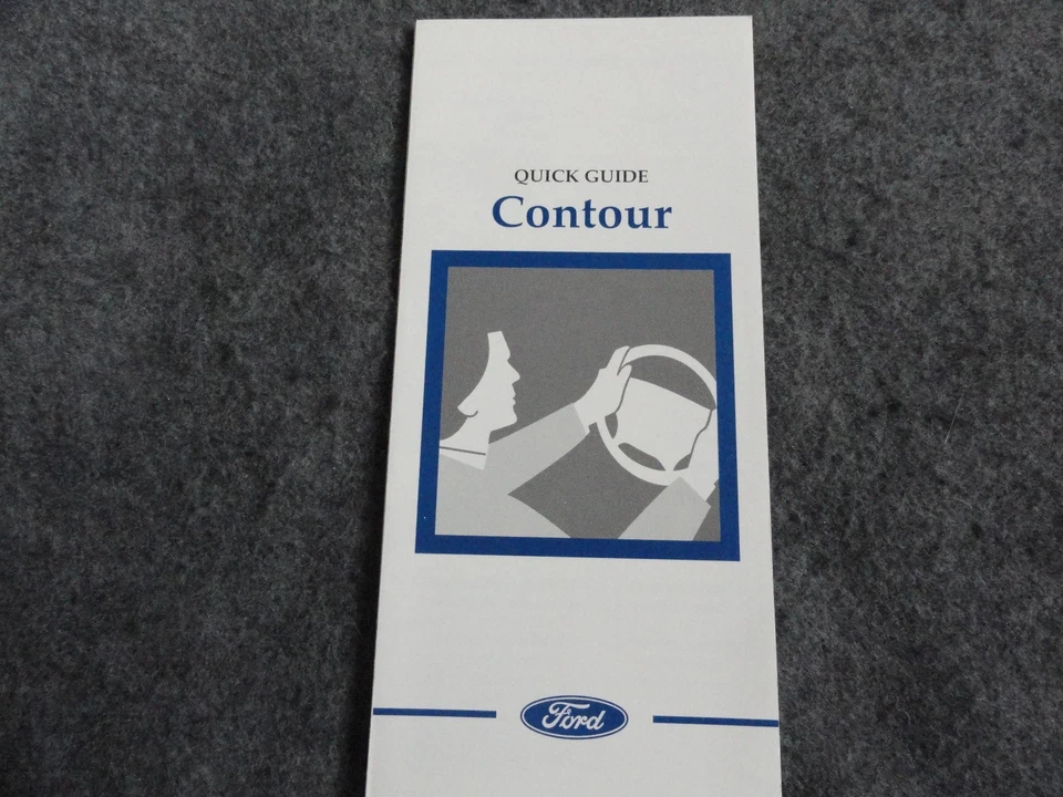 1998 年福特 Contour 快速参考指南车主手册补充剂 — 第 1/1 张图片