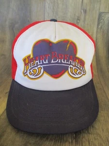 Vintage Heartbreaker MADE IN USA Hat Snapback Red and White MESH BACK #6 - Picture 1 of 5