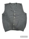 Harry Logan Ashworth Grey Men’s Button Up Sweater Vest L