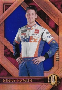 2021 PANINI CHRONICLES GOLD STANDARD DENNY HAMLIN BLUE PARALLEL /199 #15 - Picture 1 of 1