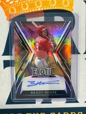 2023 Leaf Exotic BRADY HOUSE Prismatic Parrot RC Auto #'d 4