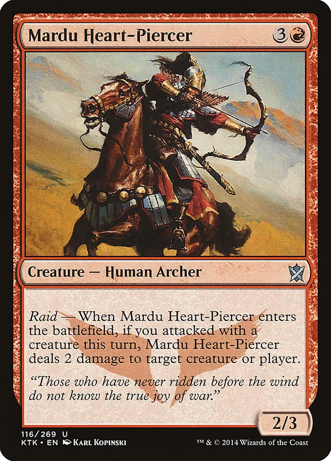 Mardu Heart-Piercer (116) Khans of Tarkir KTK MTG Magic - Image 1 of 1