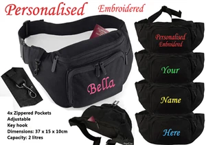Personalised Gift For Her Thank You Best Mum Teacher Assistant Bum Bag Women's - Picture 1 of 14