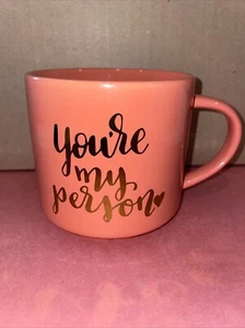 New! “YOUR MY PERSON” Cocoa/Coffee/Tea Porcelain MUG. Art Deco Print Mug G-1 - Picture 1 of 4