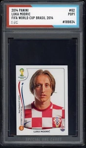 2014 PANINI LUKA MODRIC FIFA WORLD CUP BRASIL 2014 #62 SOC POP1 AUTHENTICATED - Picture 1 of 2
