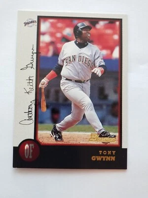 Tony Gwynn 1998 Bowman #22 Padres de San Diego Foto 1 de 2