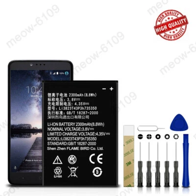 For Tracfone/Straight Talk ZTE Stratos Z819L Battery Li3823T43P3h735350 Tools - Image 1 of 4