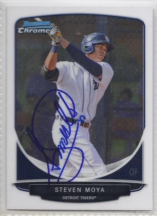 Steven Moya Signed Autographed Card 2013 Bowman Chrome Prospects - Image 1 of 1