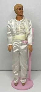 Vintage 80s Ken Doll White Wedding Suit Blonde Barbie Clothing Outfit - Picture 1 of 8