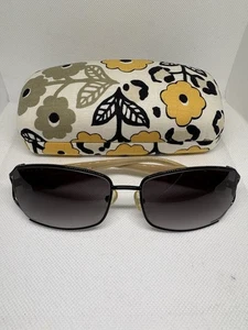 Vera Bradley Go Wild Sonnenbrille und Etui - schwarz/hellbraun/gelb/weiß - Bild 1 von 15