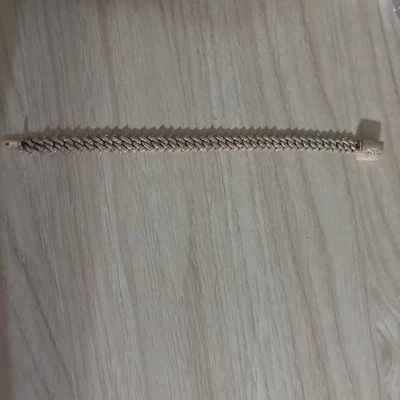 Brazalete Espino Oro y Diamante con Diamante Redondo (9,7 mm, cierre de caja) Foto 1 de 3