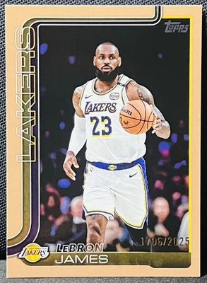 2024-25 Topps Gold LeBron James #150 /2025  - Image 1 of 2