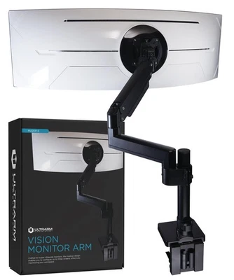 ULTRARM Heavy Duty Monitor Arm for Ultrawide Monitors up to 57 and 44 lbs, Si... - Image 1 of 4