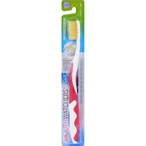 Doctor Plotka's Mouthwatchers Adult Soft Bristles Toothbrush Red 1 ct Pack of 3 - Picture 1 of 4