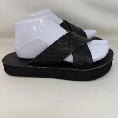 Sandalias Vans Karina Rozunko Mega Plataforma Correa Negras Para Mujer Talla 8” Foto 1 de 4
