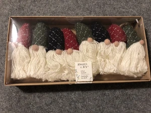 Jingles &  Joy - Plush Gnome Rope Garland Christmas, 6 Foot End To End - Picture 1 of 8