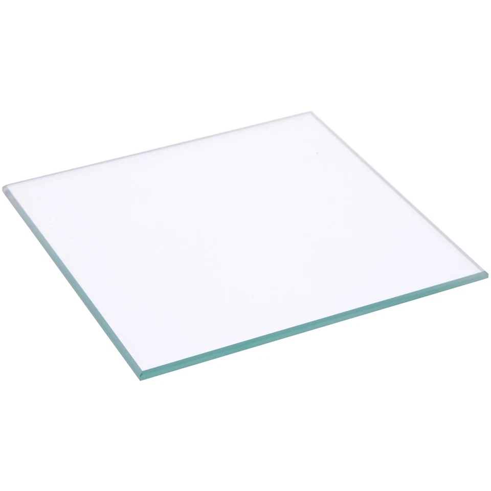 Vidrio transparente Plymor 3,5" cuadrado, 3 mm de grosor no biselado Foto 1 de 1