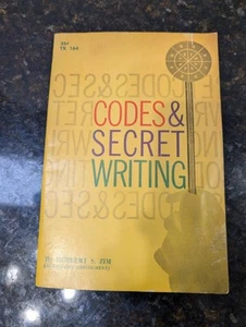 Vintage 1964 Codes & Secret Writing By Herbert S. Zim Scholastic Book - Picture 1 of 8