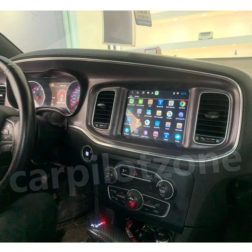 8.4" CarPlay For Dodge Charger 2013-2022 Android14 Wireless Stereo Radio GPS SWC - Image 1 of 4