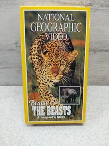 Beauty & The Beast A Leopards Story National Geographic VHS New Sealed - Picture 1 of 5
