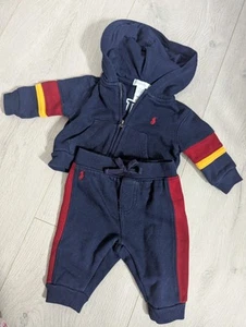 Baby Boys Polo Ralph Lauren Tracksuit 3 months 3m Navy - Picture 1 of 7