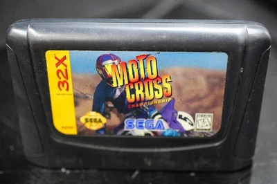 Motocross Championship (Sega Genesis 32X, 1994) Game Cartridge - Tested - Image 1 of 2