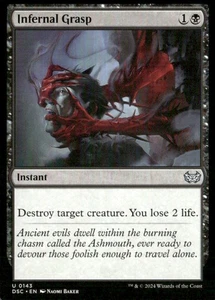Infernal Grasp - Commander: Duskmourn: House of Horror DSC- 143 - MTG Magic - Picture 1 of 2