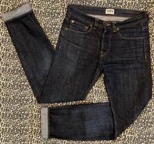 EDWIN ED80 SLIM TAPERED REDLINE SELVEDGE JAPANESE DENIM JEANS 29x34 - Preowned.