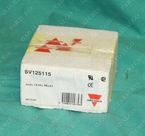 Carlo Gavazzi, SV125115, relé de doble nivel SV 125 control electromático NUEVO - Imagen 1 de 2