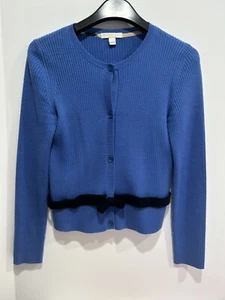 burberry girl size 14 Cardigan Blue With Black Bow - Picture 1 of 11