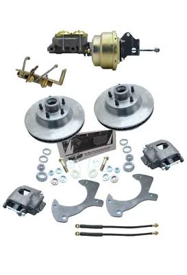 1957-1972 Ford Full Size & Galaxie Front Power Disc Brake Conversion Kit & Valve - Image 1 of 4