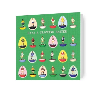 Happy Easter Card | Subbuteo Football | Easter Card For Him | Easter Decoration - Image 1 of 4