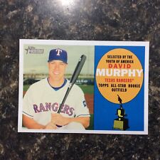 2009 Topps Heritage #322 David Murphy Texas Rangers