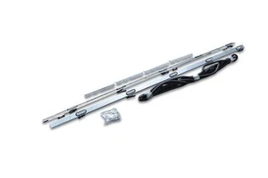 Side Bar Trims Skirts Strip + Amber LEDs To Fit MAN TGX Stainless Steel 6x2 6x4 - Picture 1 of 7