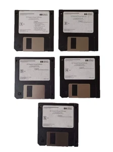 HP PRINTER 820C DeskJet SOFTWARE Program 3.5 DISKETTES 5 Floppy Disks WIN 95 3.1 - Picture 1 of 10