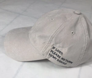 Beige neutrale Baseballkappe von Icing "IF LOST RETURN TO MY SQUAD" - Bild 1 von 5