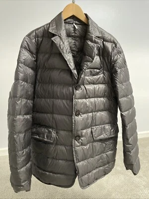 Moncler Longue Saison Down Jacket Size 3 US Medium. Metallic Gray Color - Image 1 of 4