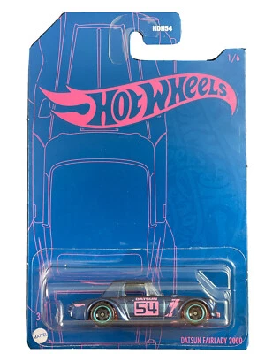 Hot Wheels 2022 HW 54th Anniversary Blue & Pink 1/6 Datsun Fairlady 2000 - Image 1 of 4