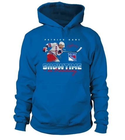 NEW YORK RANGERS PATRICK KANE ROYAL SHOWTIME ON BROADWAY UNISEX HOODIE S-3XL Cover