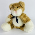 Vintage Boyds Tabby Flatcat 8 inch when Sitting Plush Stuffed Flat Cat Glenwood