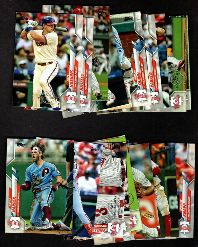 PHILADELPHIA PHILLIES 2020 582 MONTGOMERY CLUB TEAM SET HARPER HOSKINS +++ - Image 1 of 1