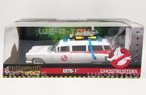 Hollywood Rides Ghostbusters Ecto-1 Vehicle 1:24 Scale Die Cast Model Car - Picture 1 of 6