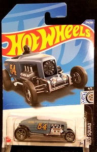 2022 Hot Wheels #224 Rod Squad 4/5 MAX STEEL stahlgrau mit grauen 5 Speichenrädern - Bild 1 von 5